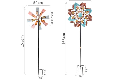 JUHAN Amaterasu Whimsical Rotating Windmill Garden Décor from JUHAN