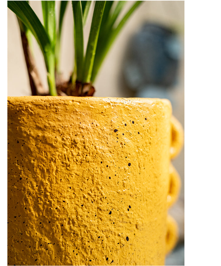 JUHAN Araceli Elegant Cement Flowerpot Decor from JUHAN