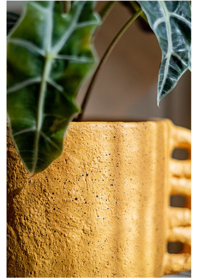 JUHAN Araceli Elegant Cement Flowerpot Decor from JUHAN