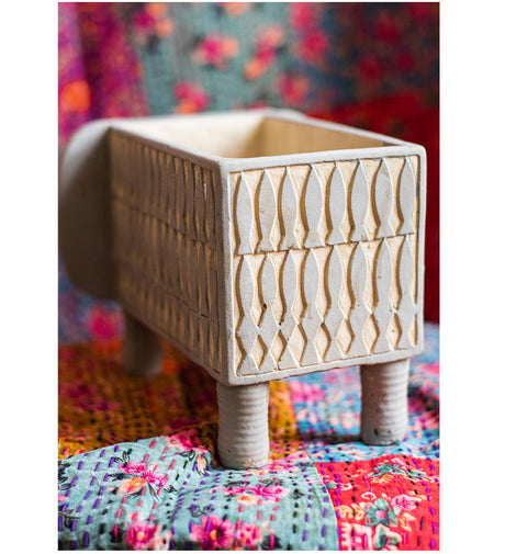 JUHAN Callidora Vibrant Ethnic Flowerpot from JUHAN