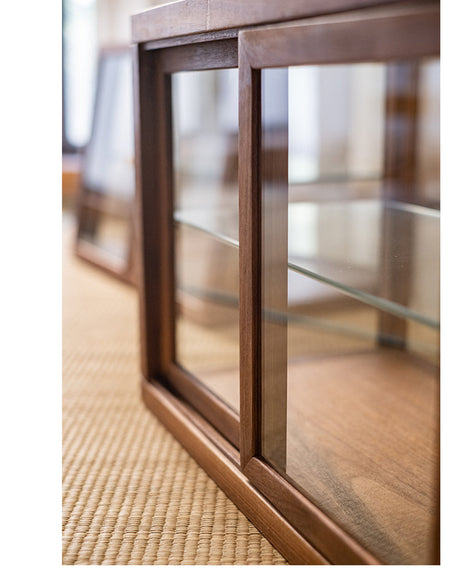 JUHAN Chae-Won Elegant Natural Wood Tea Set Storage System from JUHAN