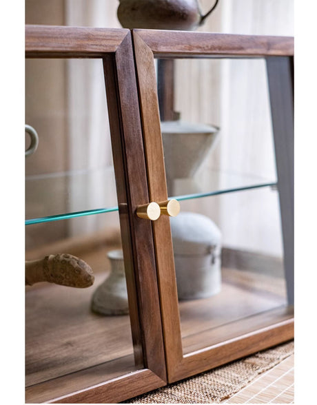 JUHAN Chae-Won Elegant Natural Wood Tea Set Storage System from JUHAN