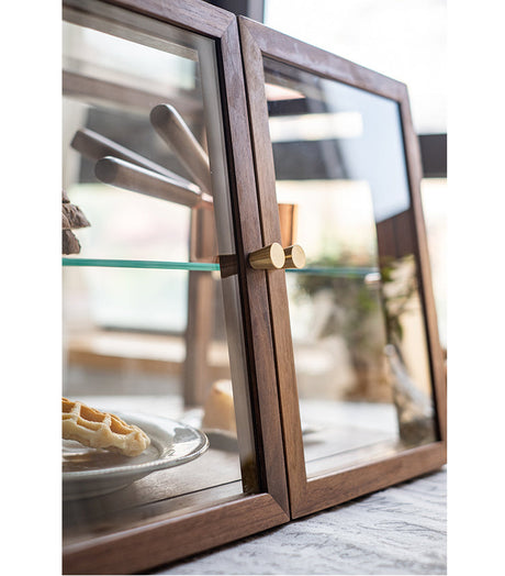 JUHAN Chae-Won Elegant Natural Wood Tea Set Storage System from JUHAN