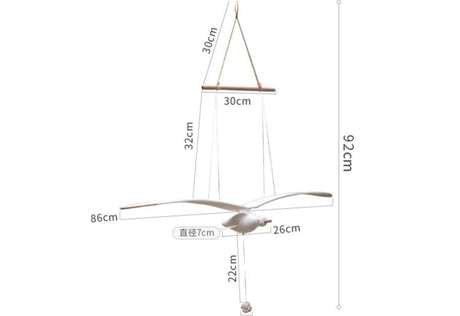 JUHAN Elowen Artistic Wooden Pendant Suspension Decor from JUHAN