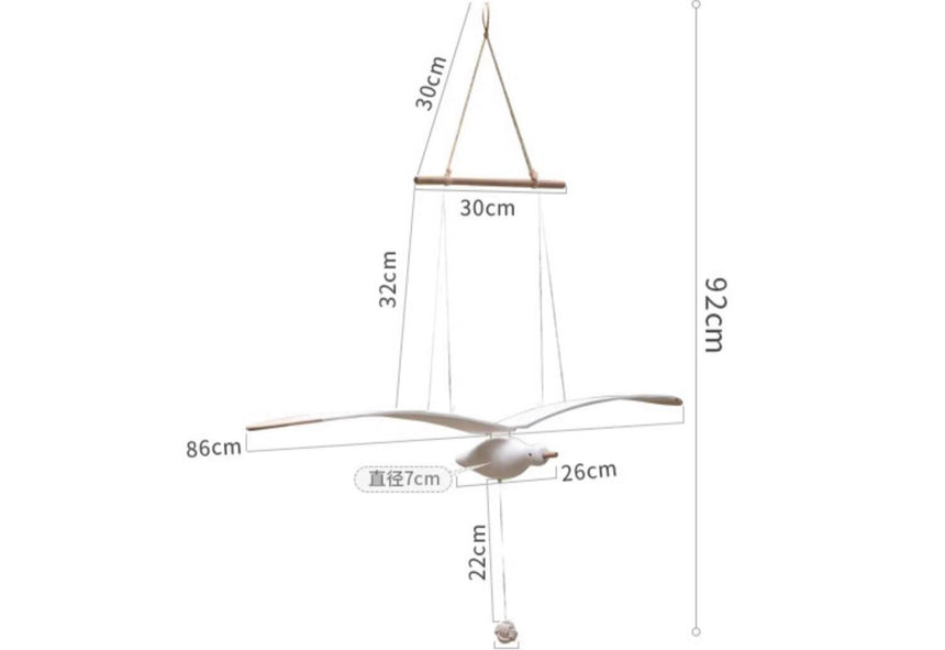 JUHAN Elowen Artistic Wooden Pendant Suspension Decor from JUHAN