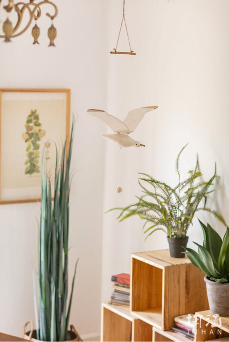 JUHAN Elowen Artistic Wooden Pendant Suspension Decor from JUHAN