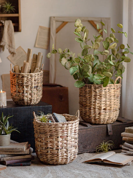 JUHAN Elowen Chic Handheld Flower Pot Storage Basket from JUHAN
