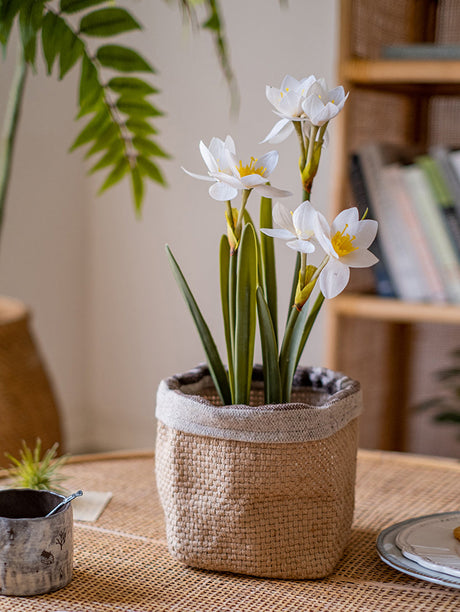 JUHAN Elowen Chic Woven Flowerpot Jewelry from JUHAN