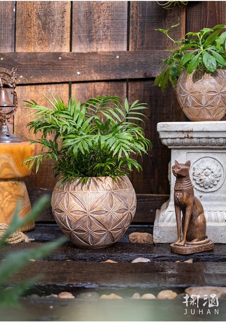 JUHAN Elowen Elegant Retro Flowerpot Creative Plant Lamp from JUHAN