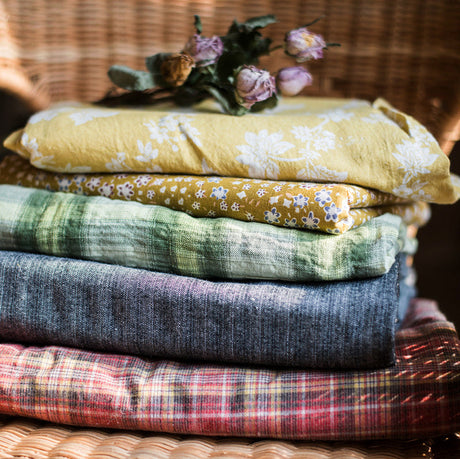 JUHAN Elowen Vintage Cotton-Linen Retro Art Sofa Cloth from JUHAN