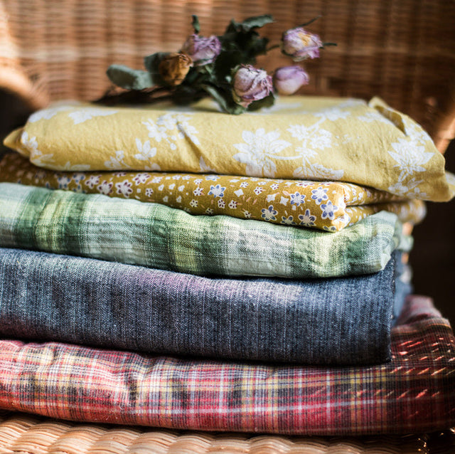 JUHAN Elowen Vintage Cotton-Linen Retro Art Sofa Cloth from JUHAN
