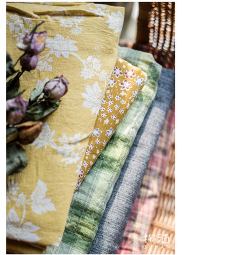 JUHAN Elowen Vintage Cotton-Linen Retro Art Sofa Cloth from JUHAN