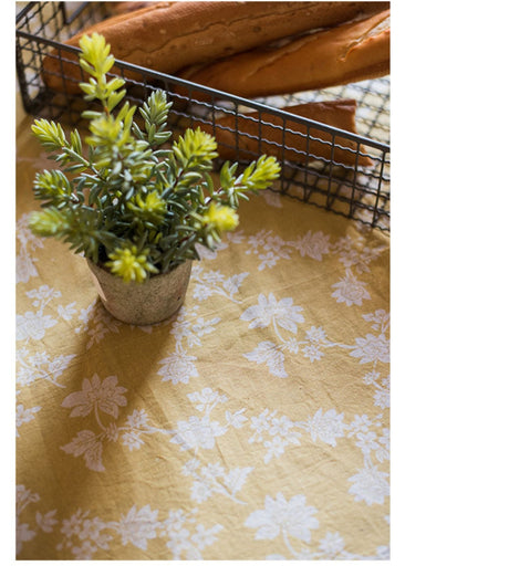 JUHAN Elowen Vintage Cotton-Linen Retro Art Sofa Cloth from JUHAN