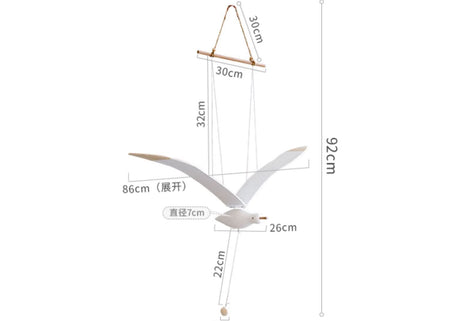 JUHAN Esperanza Artistic Wooden Flying Bird Decor from JUHAN