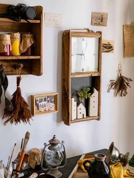 JUHAN Isabeau Rustic Natural Wood Jewelry Board Decor from JUHAN
