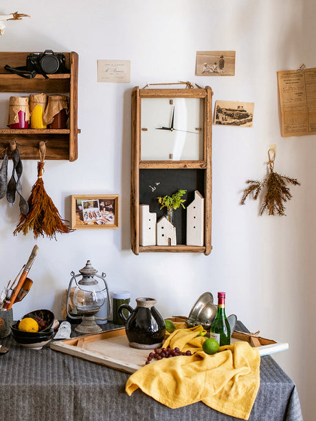 JUHAN Isabeau Rustic Natural Wood Jewelry Board Decor from JUHAN