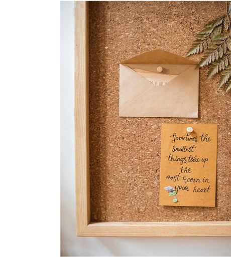 JUHAN Isadora Decorative Cork Notes Board - Nordic Minimalist Design from JUHAN