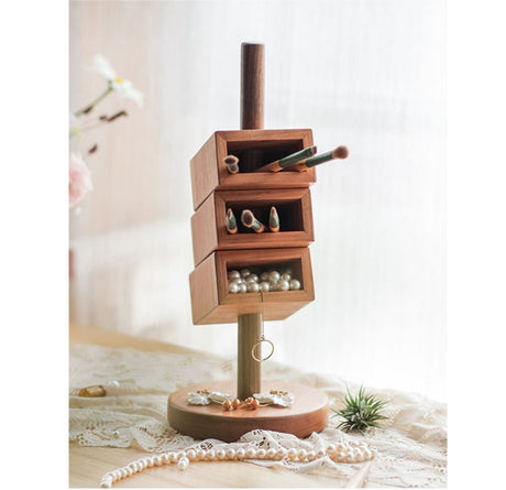 JUHAN Isadora Elegant Natural Wood Pencil Holder from JUHAN