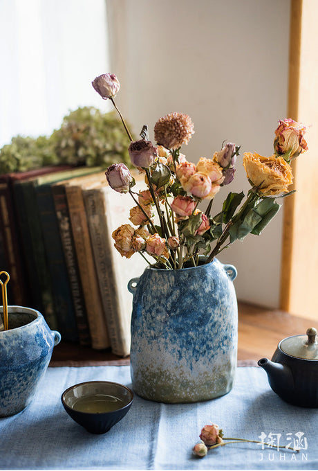 JUHAN Iseul Elegant Ceramic Flowerpot Storage System from JUHAN