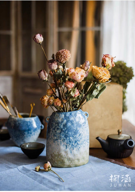 JUHAN Iseul Elegant Ceramic Flowerpot Storage System from JUHAN