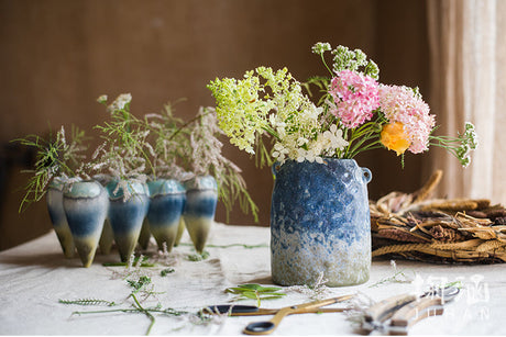 JUHAN Iseul Elegant Ceramic Flowerpot Storage System from JUHAN