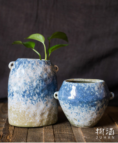 JUHAN Iseul Elegant Ceramic Flowerpot Storage System from JUHAN
