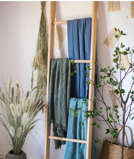JUHAN Isidora Pastel Color Cotton Casual Blanket from JUHAN