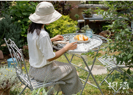 JUHAN Isolde Elegant Folding Outdoor Bistro Set from JUHAN