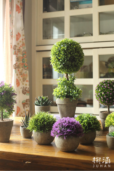 JUHAN Isolde Lush Greenery Decorative Potted Plant from JUHAN