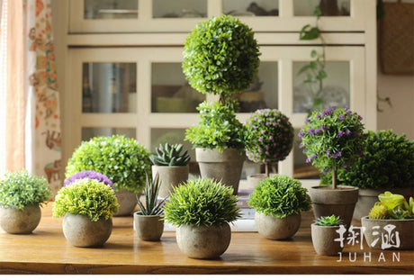 JUHAN Isolde Lush Greenery Decorative Potted Plant from JUHAN