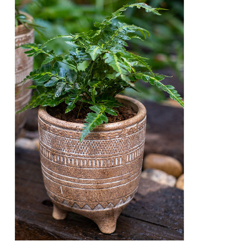 JUHAN Isolde Retro Big Breathable Flowerpot Boho Style from JUHAN