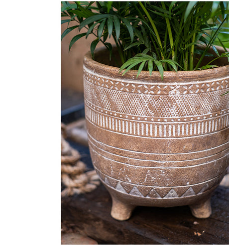 JUHAN Isolde Retro Big Breathable Flowerpot Boho Style from JUHAN