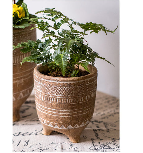 JUHAN Isolde Retro Big Breathable Flowerpot Boho Style from JUHAN