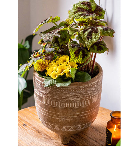 JUHAN Isolde Retro Big Breathable Flowerpot Boho Style from JUHAN