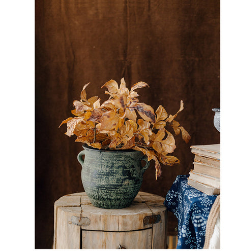 JUHAN Isolde Rustic Floral Arrangement Pottery Vase from JUHAN