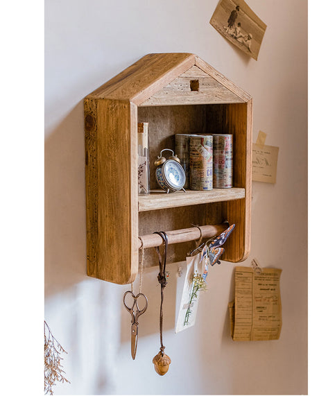 JUHAN Isolde Rustic Solid Wood Storage Wall Cabinet from JUHAN