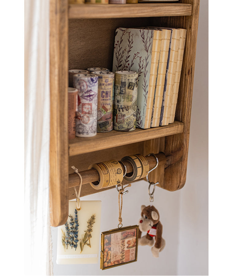 JUHAN Isolde Rustic Solid Wood Storage Wall Cabinet from JUHAN