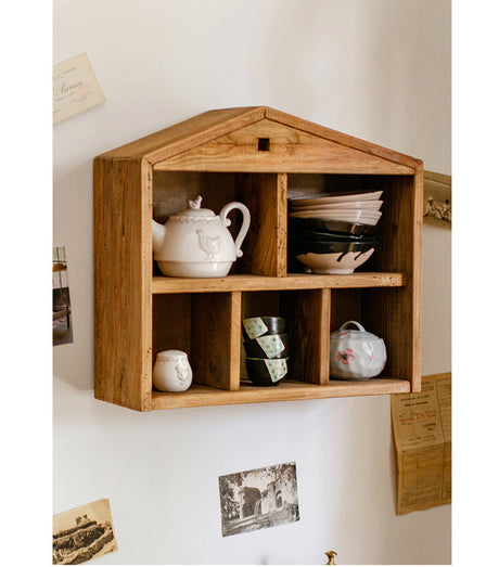 JUHAN Isolde Rustic Solid Wood Storage Wall Cabinet from JUHAN