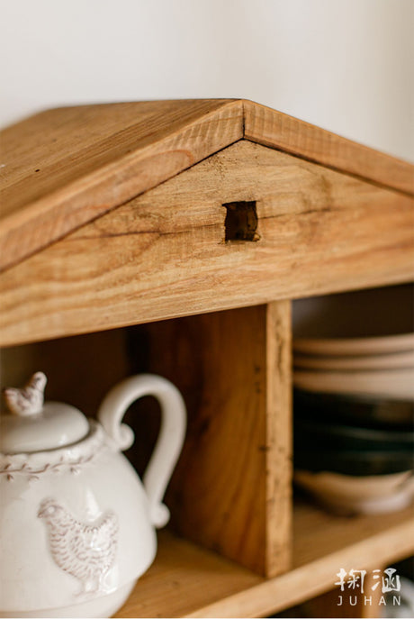 JUHAN Isolde Rustic Solid Wood Storage Wall Cabinet from JUHAN