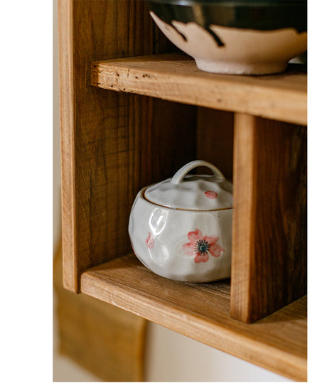 JUHAN Isolde Rustic Solid Wood Storage Wall Cabinet from JUHAN