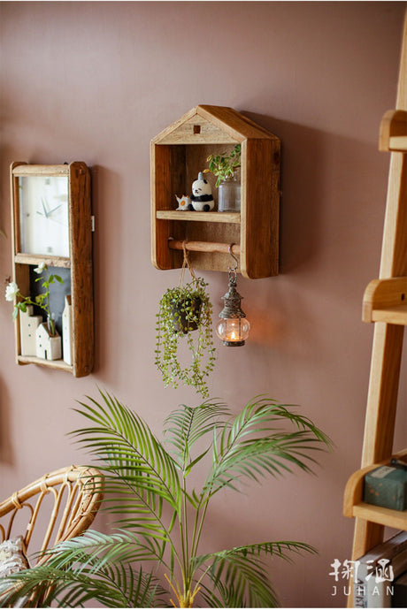 JUHAN Isolde Rustic Solid Wood Storage Wall Cabinet from JUHAN