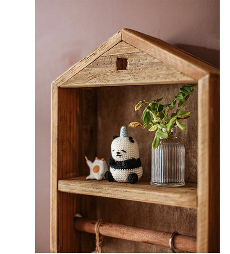 JUHAN Isolde Rustic Solid Wood Storage Wall Cabinet from JUHAN