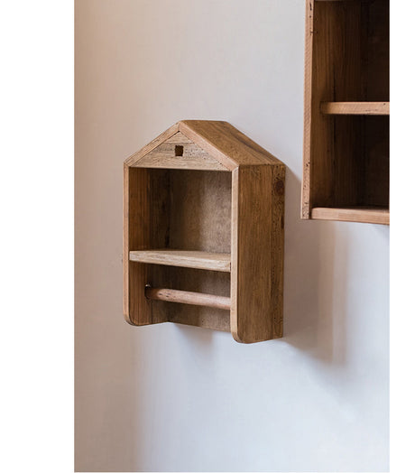 JUHAN Isolde Rustic Solid Wood Storage Wall Cabinet from JUHAN