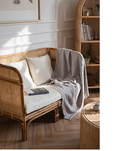JUHAN Isolde Vintage Chic Sofa Double Retro Living Room Decoration from JUHAN
