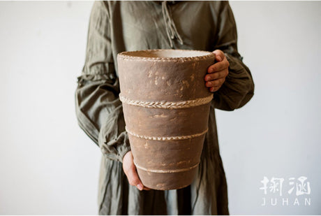 JUHAN Isolde Vintage Clay Handcrafted Flowerpot from JUHAN