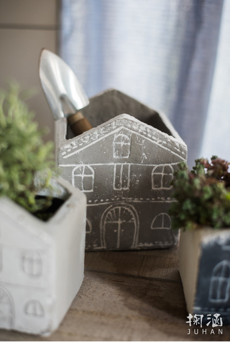 JUHAN Isolde Whimsical Ceramic Micro Landscape Flower Pot. from JUHAN