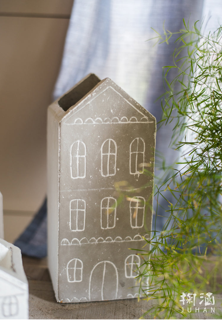 JUHAN Isolde Whimsical Ceramic Micro Landscape Flower Pot. from JUHAN
