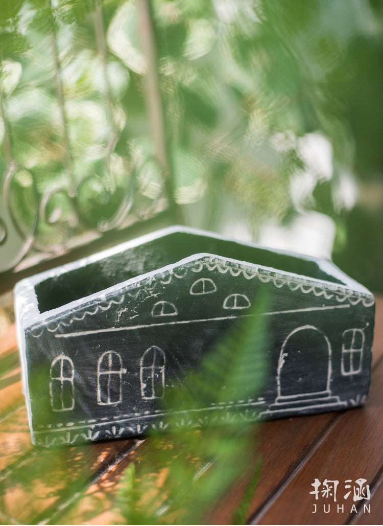 JUHAN Isolde Whimsical Ceramic Micro Landscape Flower Pot. from JUHAN