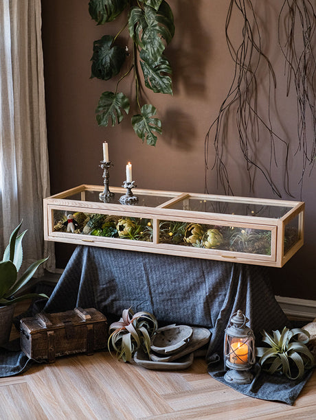 JUHAN Kael Durable Wooden Glass Display Cabinet from JUHAN