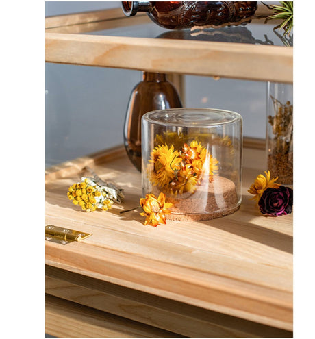 JUHAN Kael Durable Wooden Glass Display Cabinet from JUHAN
